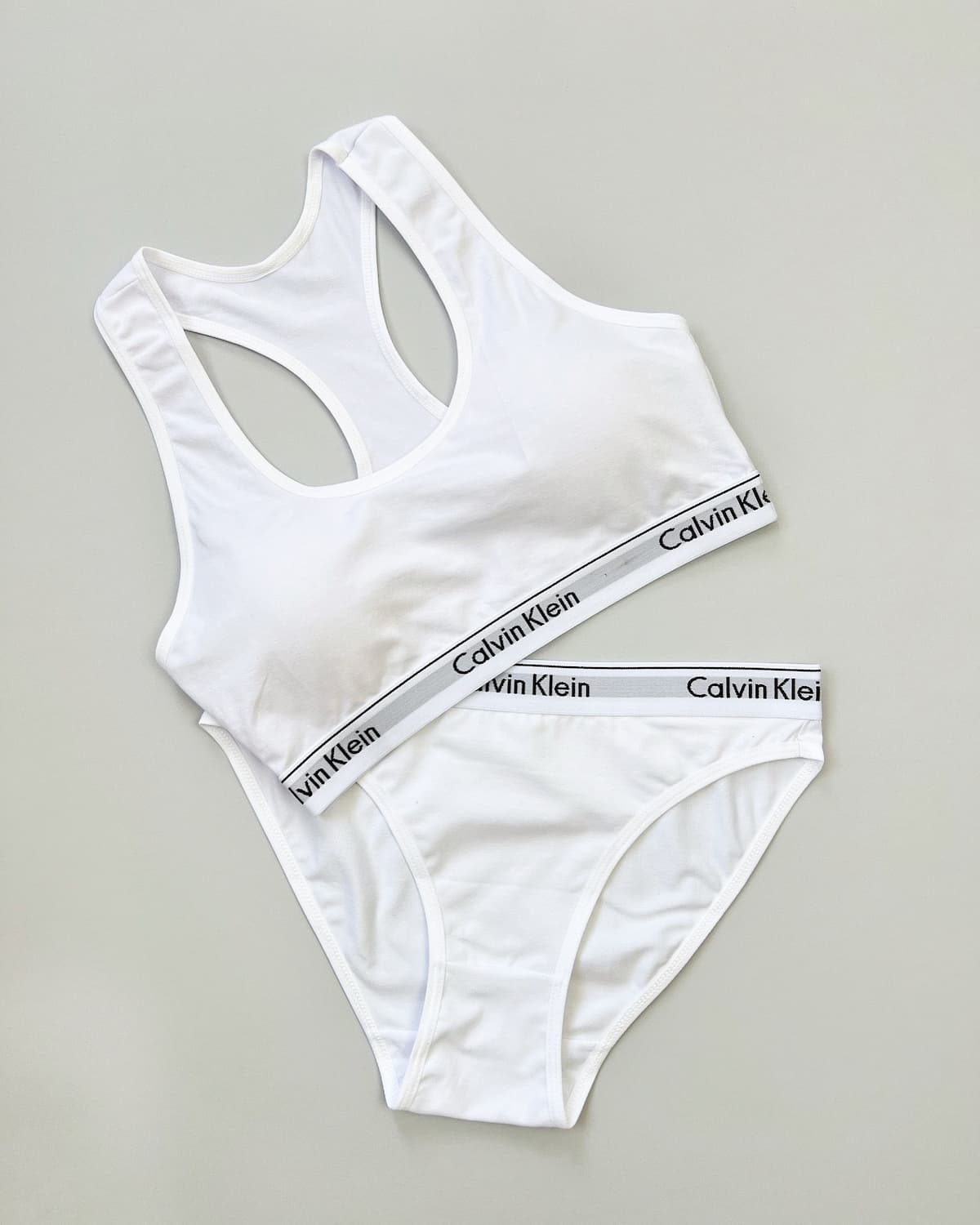 Calvin Klein CK bra and briefs set ست نیم تنه و شورت اسلیپ كلوین CK