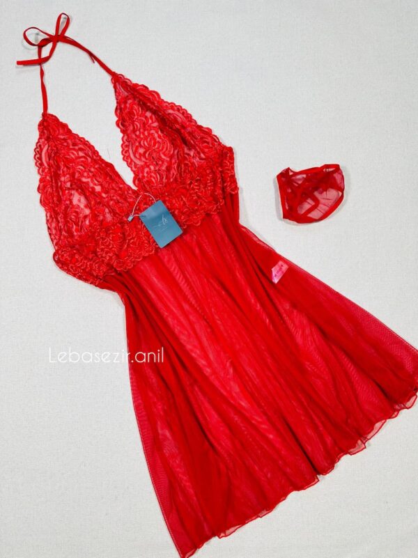 پیراهن حریر ساده تور دانتل سفید