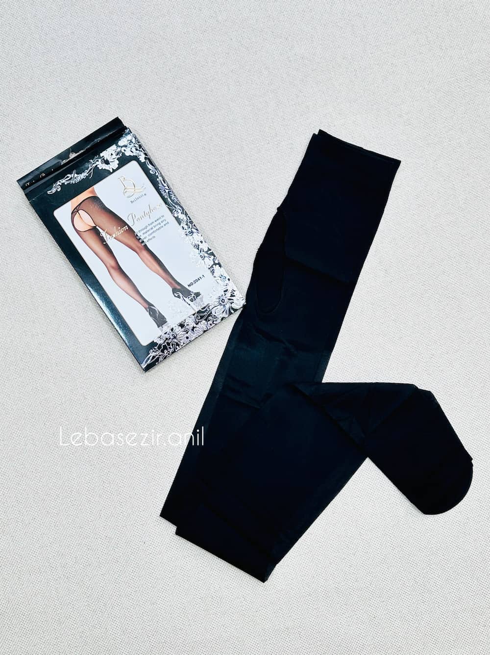 Glass open crotch tights جوراب شلواری فاق باز شیشه ای