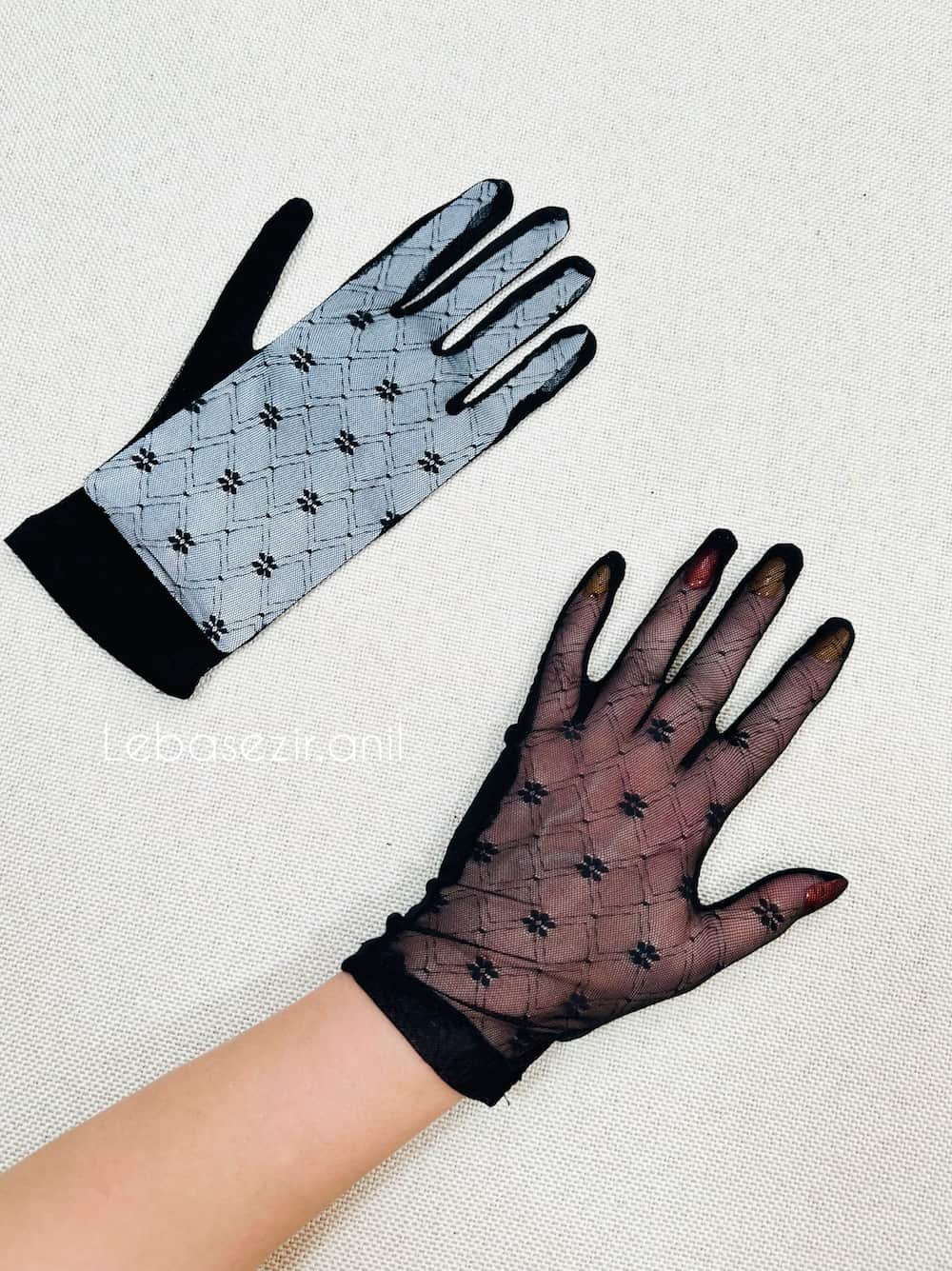 Fancy guipure gloves دستکش فانتزی گیپور