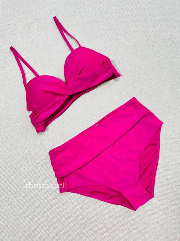 بیکینی فاق بلند صورتی