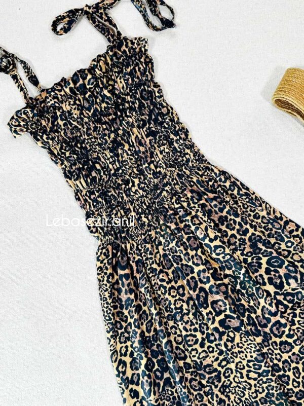 پیراهن ساحلی پلنگی