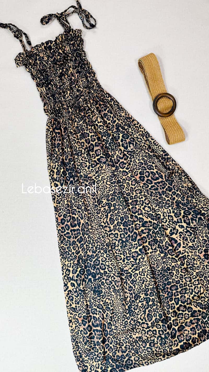 Leopard beach shirt پیراهن ساحلی پلنگی