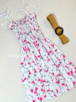 پیراهن ساحلی طرح گل