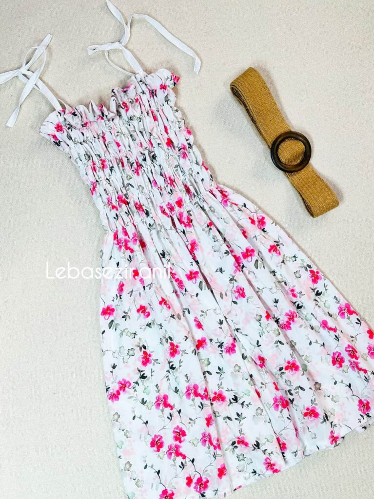 پیراهن ساحلی طرح گل