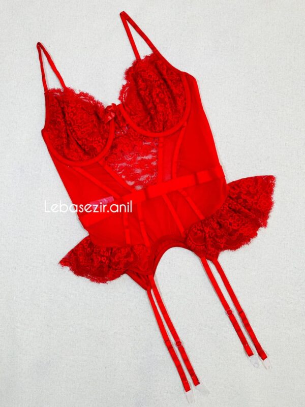 ست فانتزی فنردار قرمز